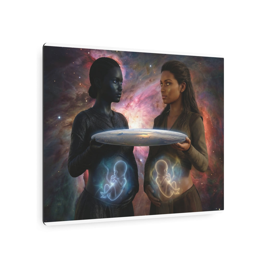 Metal Art Sign — Cosmic Mothers Artwork