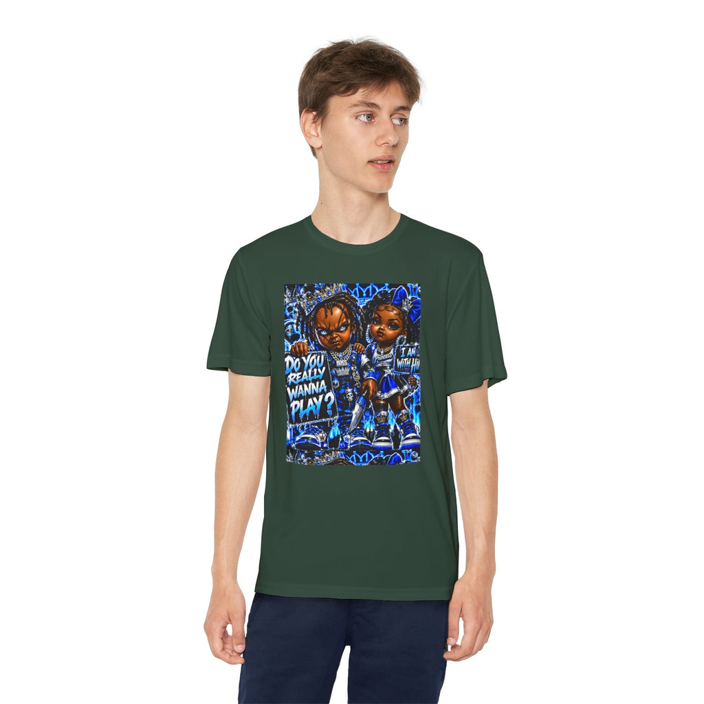 Youth Competitor Tee — 'Do You Really Wanna Play?' Graphic T-Shirt