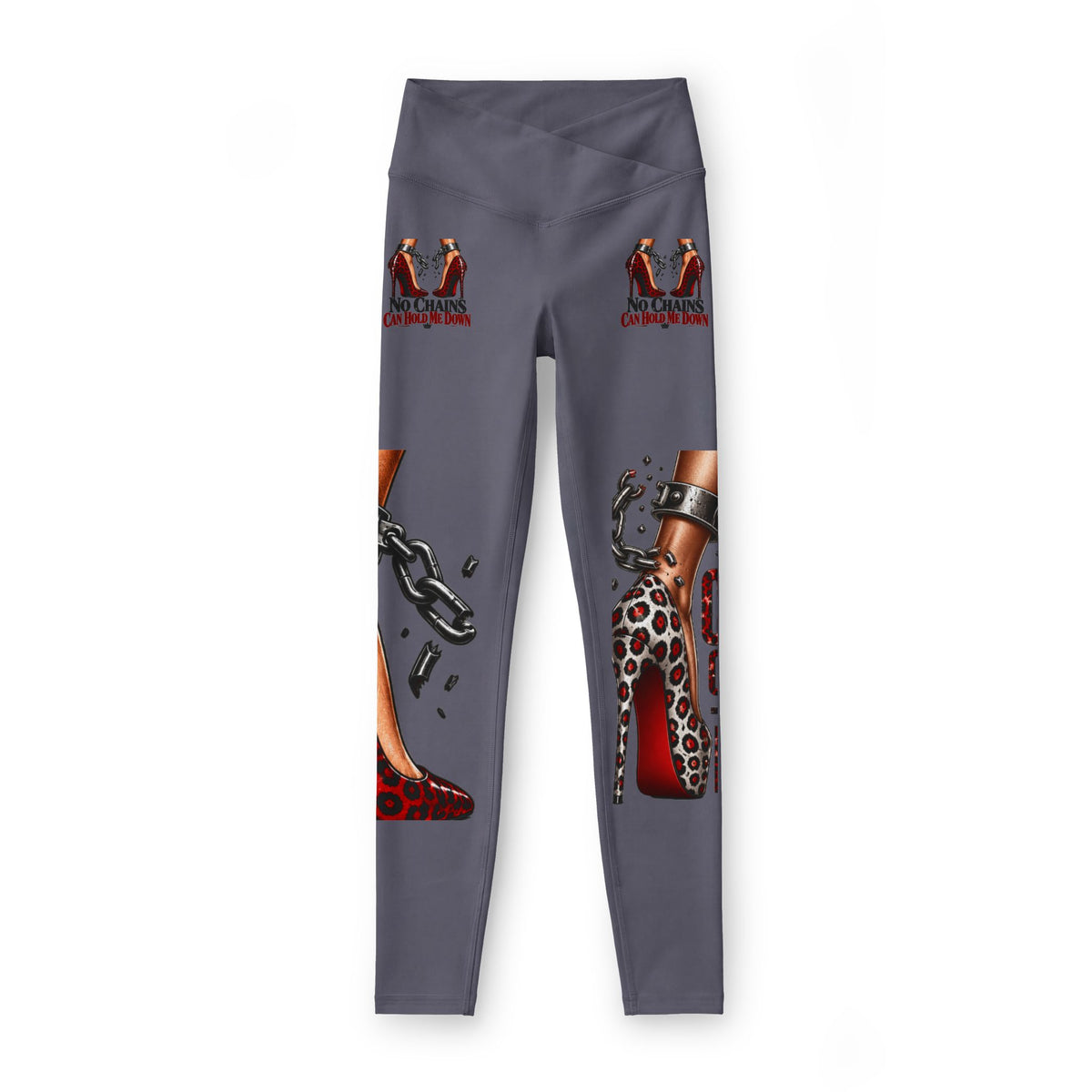 Women’s Luxe Leggings – Fierce Fashion Collage Statement Activewear
