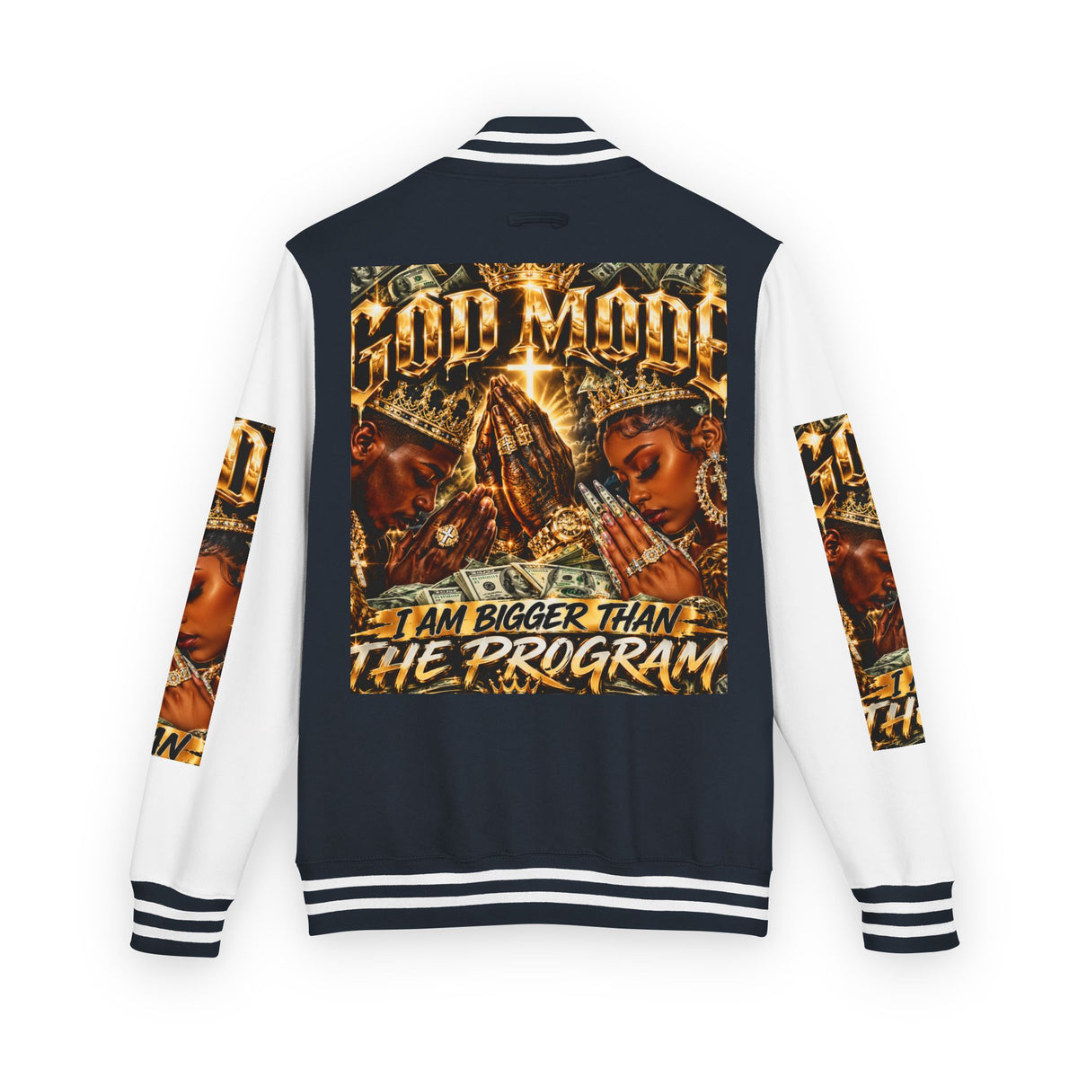 God Motive “I Am Bigger Than the Program” Letterman Jacket