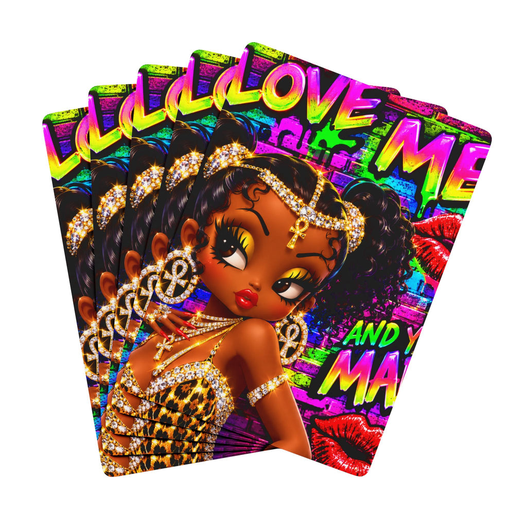 Luck & Love Poker Playing Cards — Retro Casino Deck for Game Nights