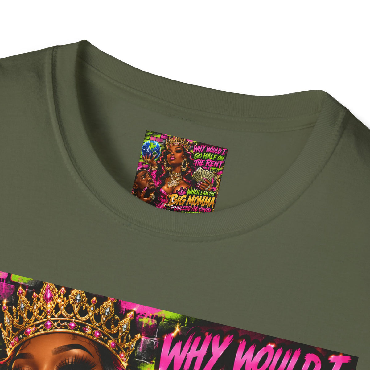 Big Momma Graphic T-Shirt – Bold Retro Hip-Hop Streetwear