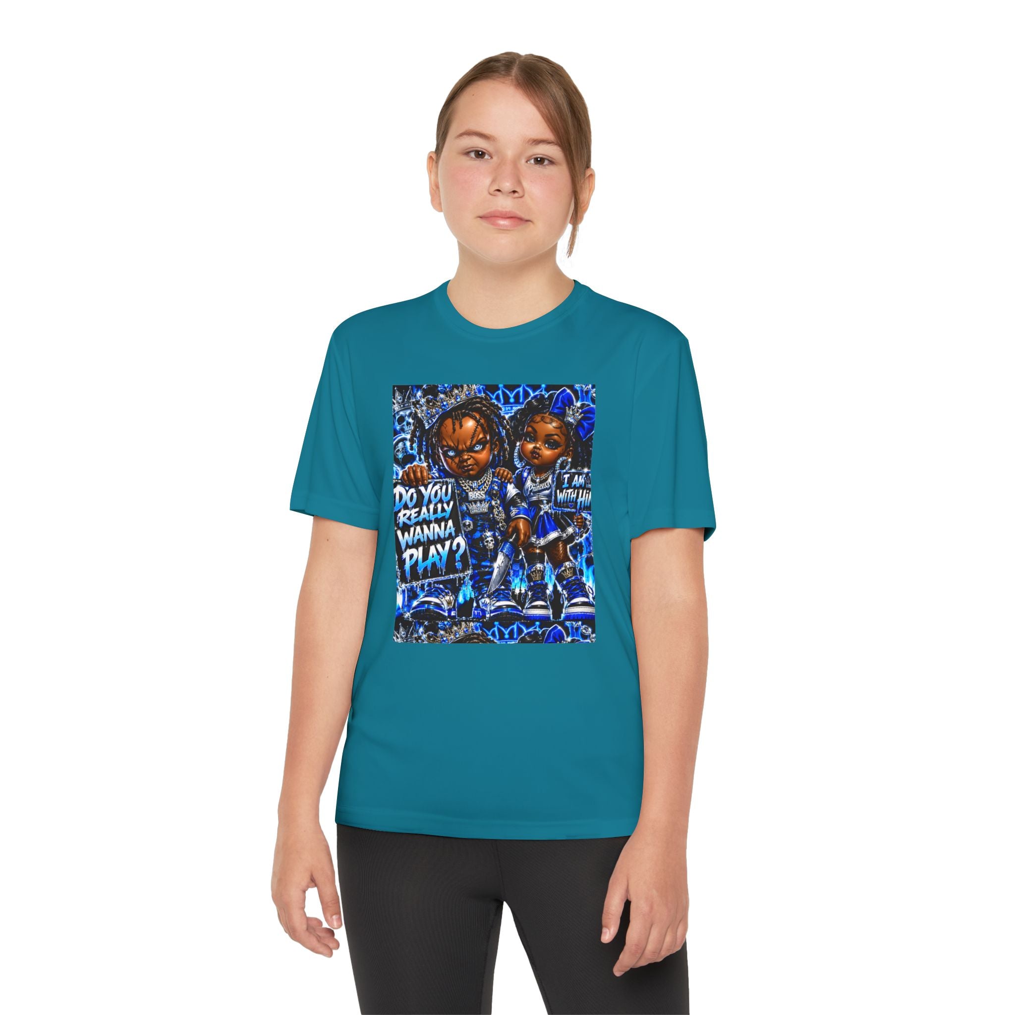 Youth Competitor Tee — 'Do You Really Wanna Play?' Graphic T-Shirt