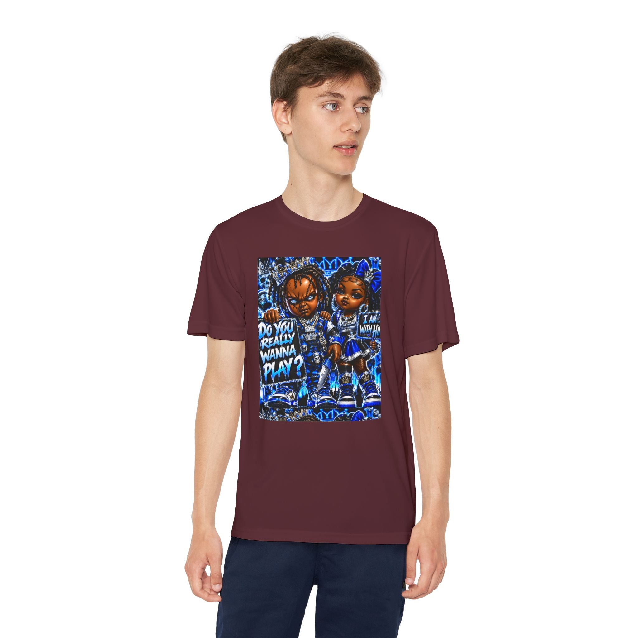 Youth Competitor Tee — 'Do You Really Wanna Play?' Graphic T-Shirt