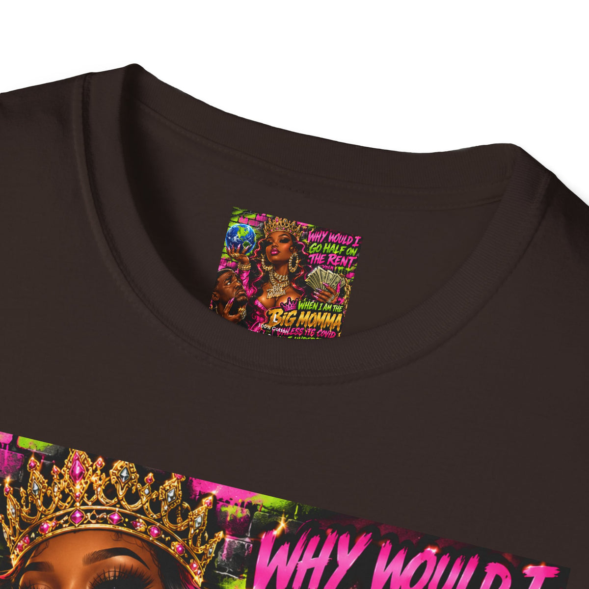 Big Momma Graphic T-Shirt – Bold Retro Hip-Hop Streetwear