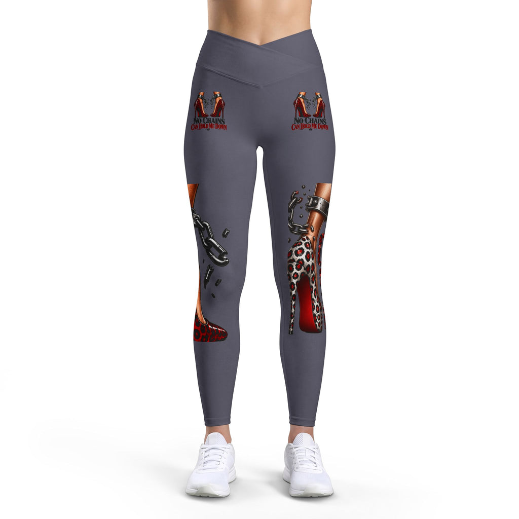 Women’s Luxe Leggings – Fierce Fashion Collage Statement Activewear