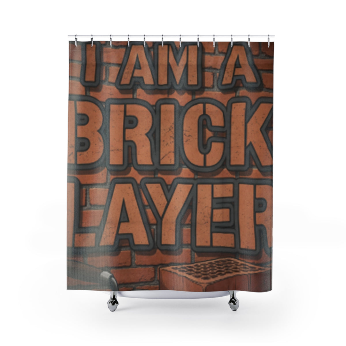 Jamaica Bricklayer Shower Curtain