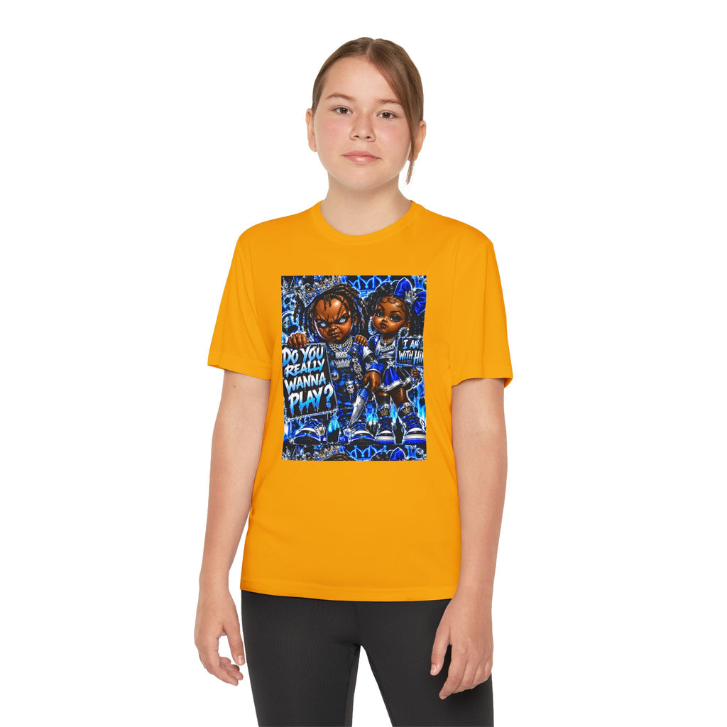 Youth Competitor Tee — 'Do You Really Wanna Play?' Graphic T-Shirt