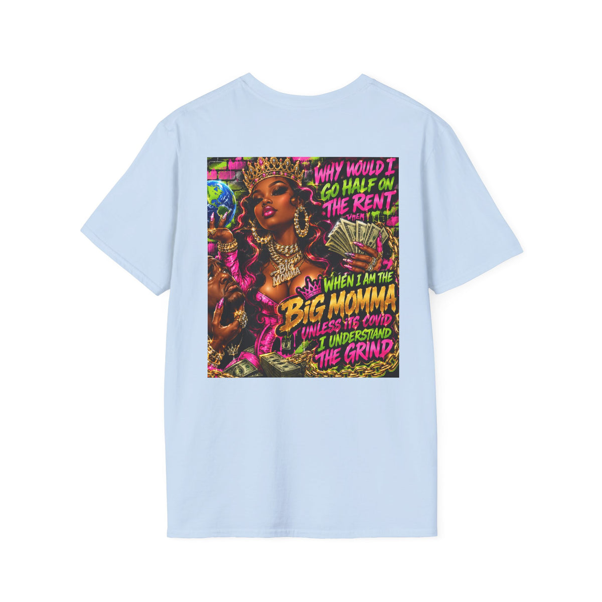 Big Momma Graphic T-Shirt – Bold Retro Hip-Hop Streetwear