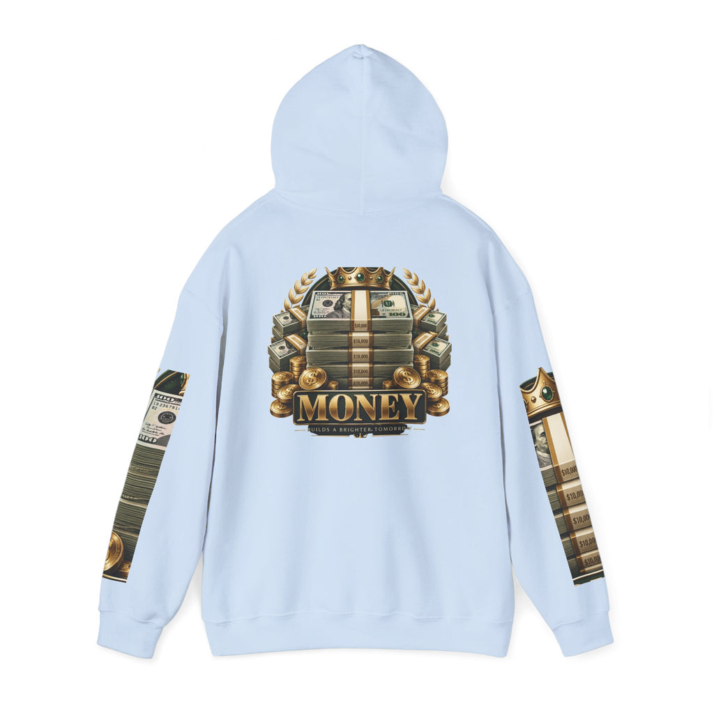 Hoodie — "You Mad At You Not Me! / You Can't Keep Up!" Flame Sleeve Graphic Hoodie