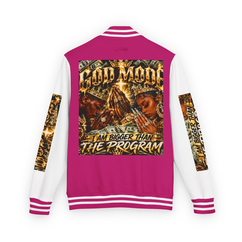 Letterman Jacket — 'I Am Bigger Than The Program' Graphic Varsity Jacket