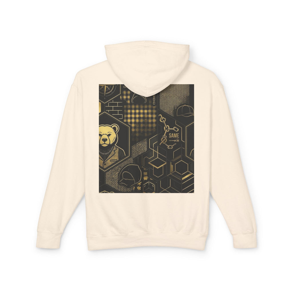 Geometric Bear Graphic Hoodie