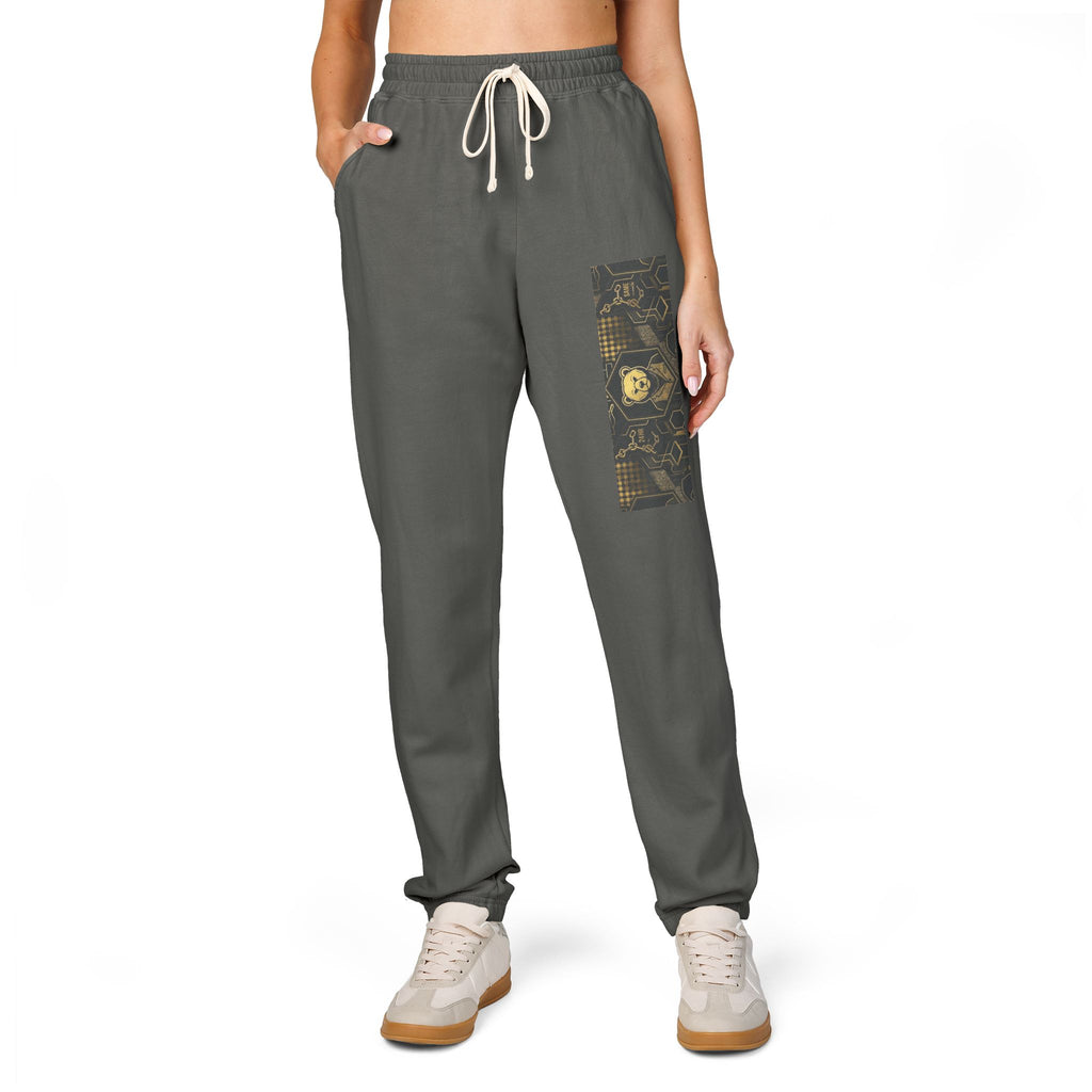 Distressed Graphic Fleece Sweatpants