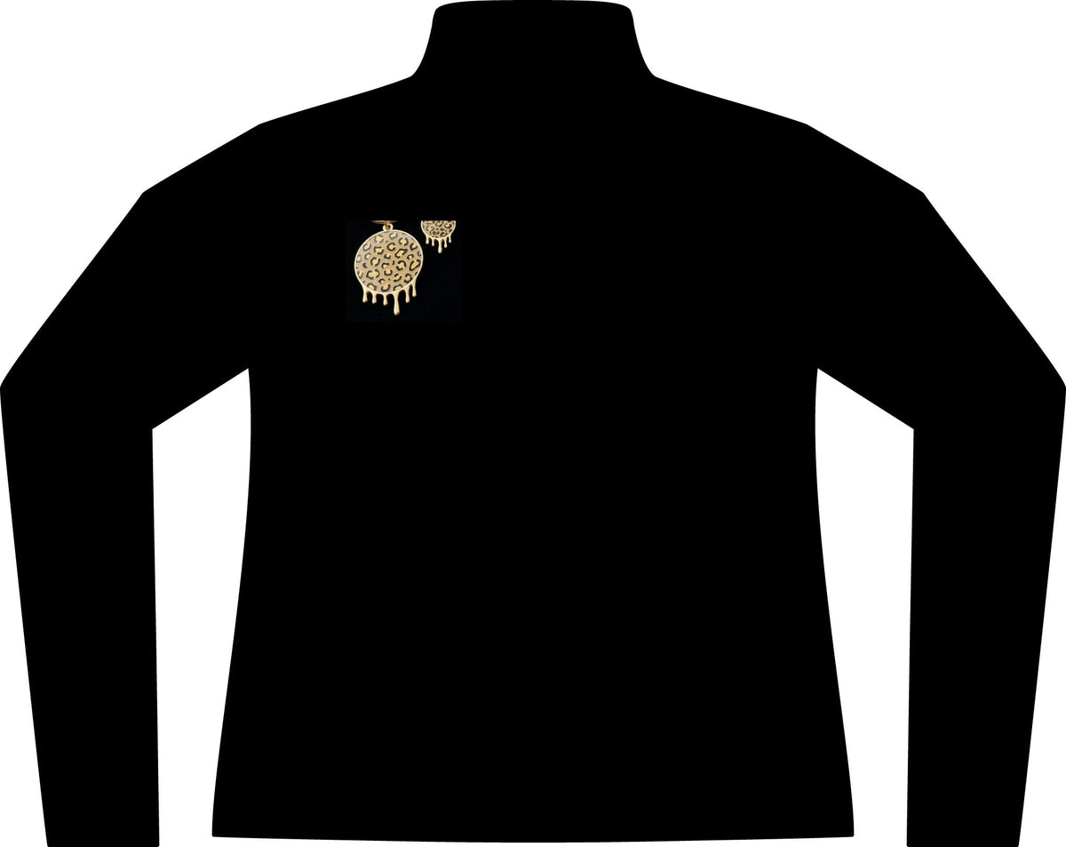 Women’s Full-Zip Practice Jacket with Gold Basketball Graphic