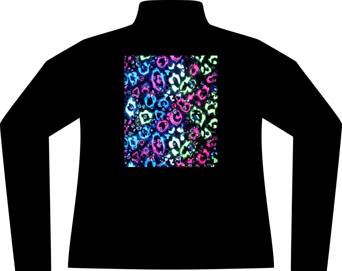 Women’s Colorful Abstract Full-Zip Practice Jacket