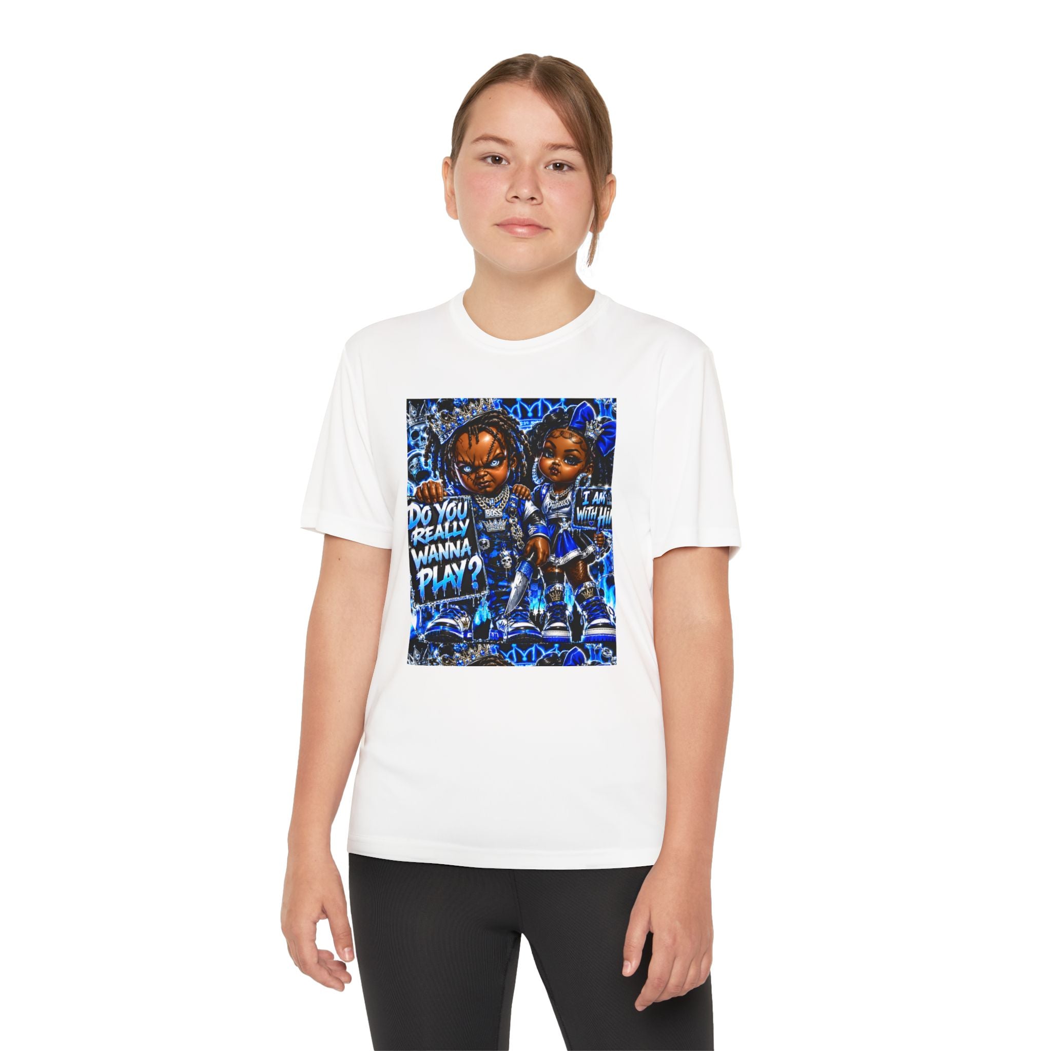 Youth Competitor Tee — 'Do You Really Wanna Play?' Graphic T-Shirt