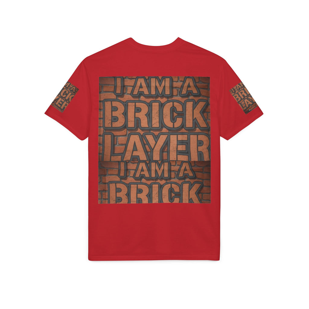Bricklayer Graphic T-Shirt — "I Am a Bricklayer" Construction Worker Tee
