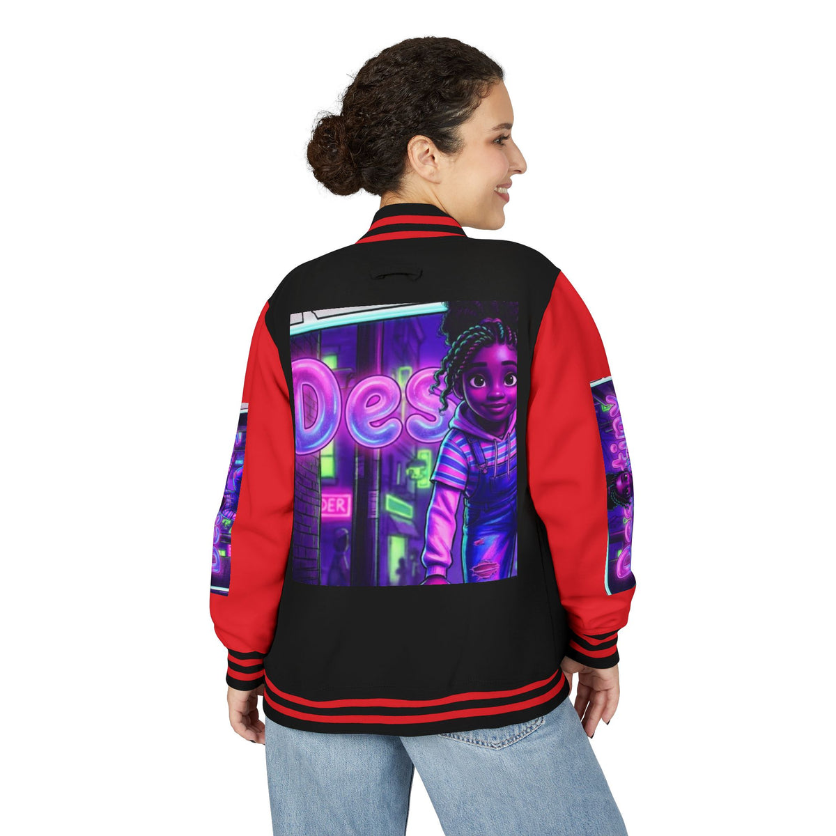Retro Anime Letterman Jacket