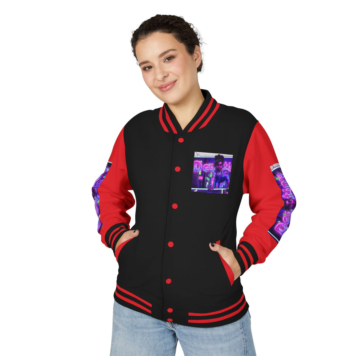 Retro Anime Letterman Jacket