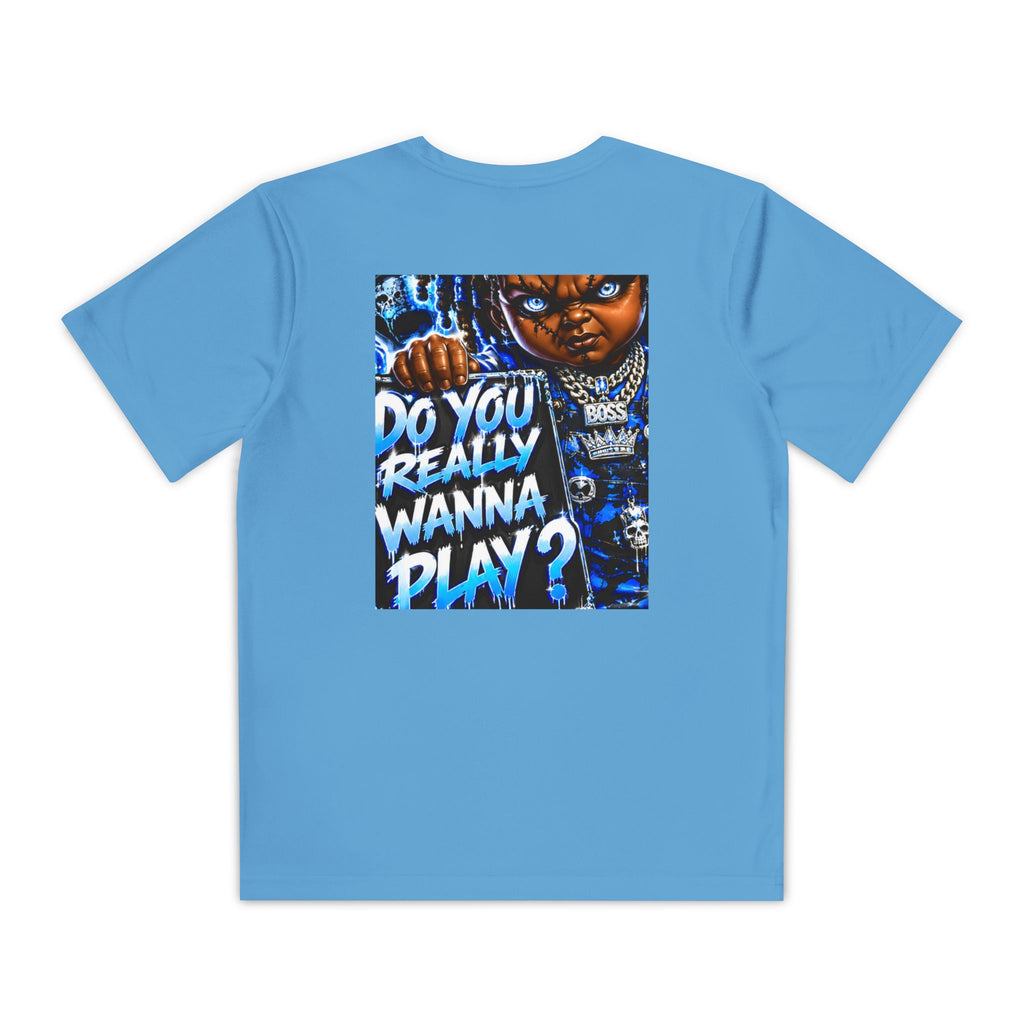 Youth Competitor Tee — 'Do You Really Wanna Play?' Graphic T-Shirt