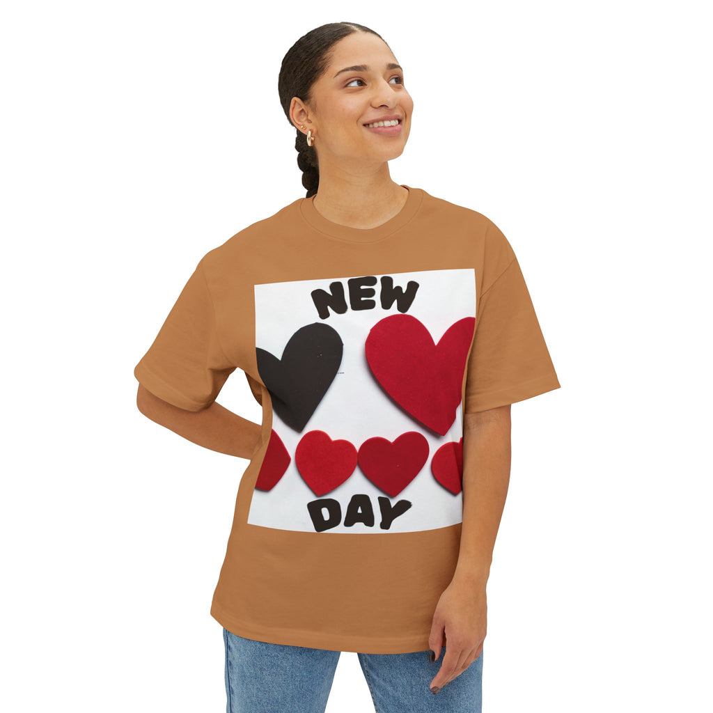 New Me Day Heart Tee