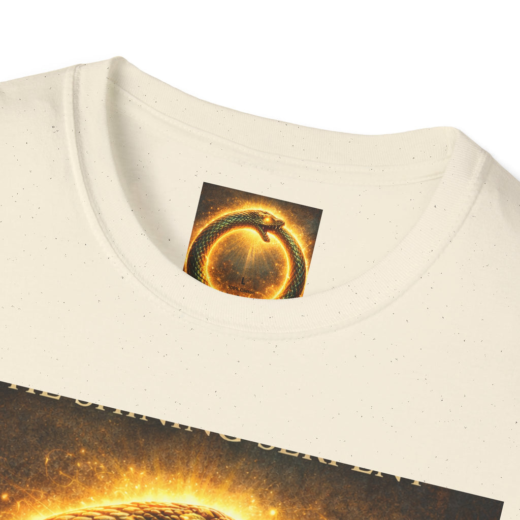 Ouroboros Flame T-Shirt — Fiery Snake Circle Graphic Tee