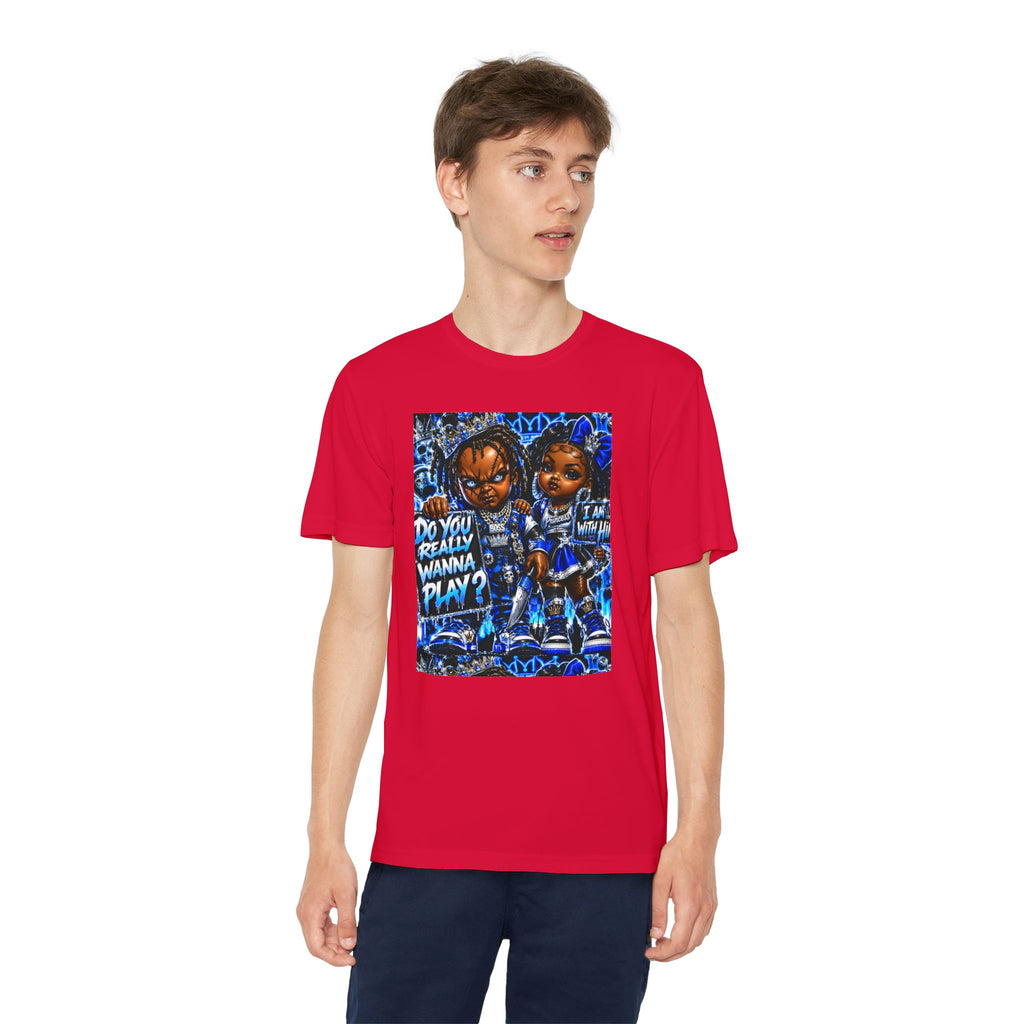 Youth Competitor Tee — 'Do You Really Wanna Play?' Graphic T-Shirt