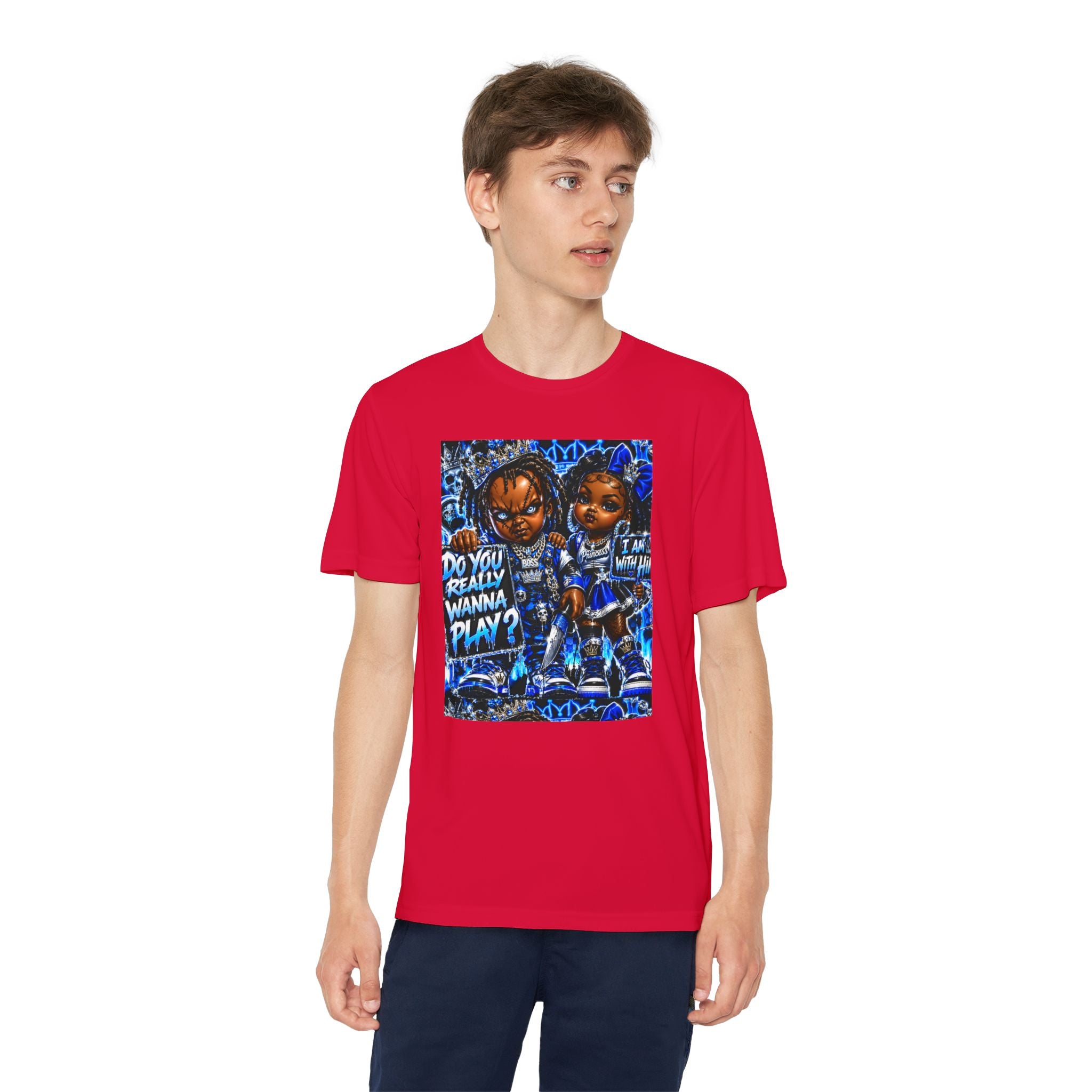 Youth Competitor Tee — 'Do You Really Wanna Play?' Graphic T-Shirt