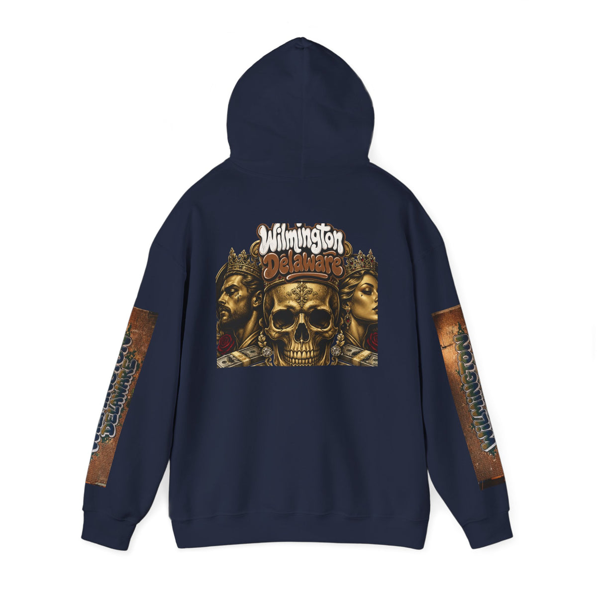 Wilmington Outlaws Western Skull Graphic Hoodie