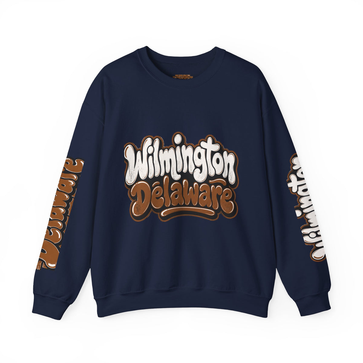 Wilmington Delaware Retro Graphic Sweatshirt