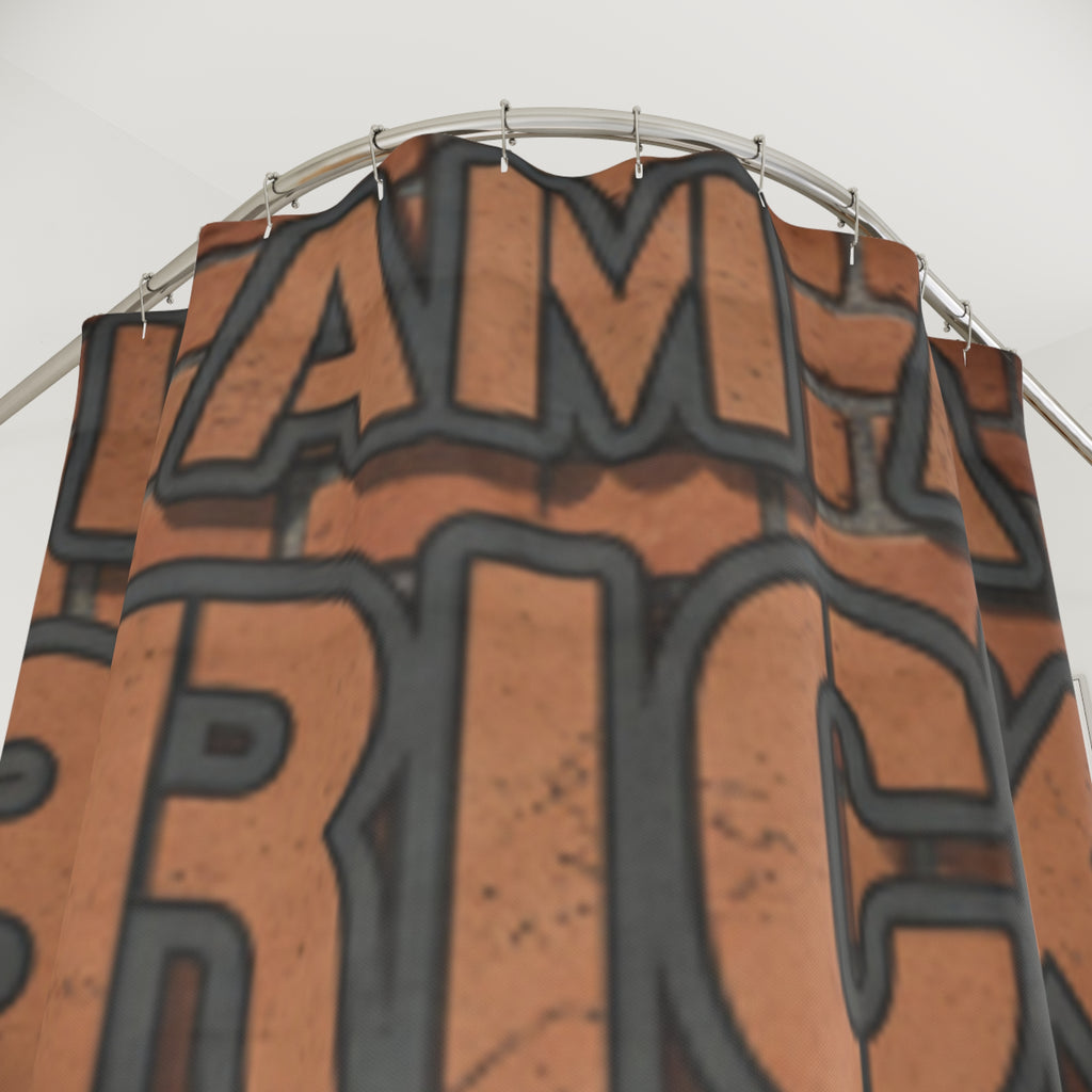 Jamaica Bricklayer Shower Curtain