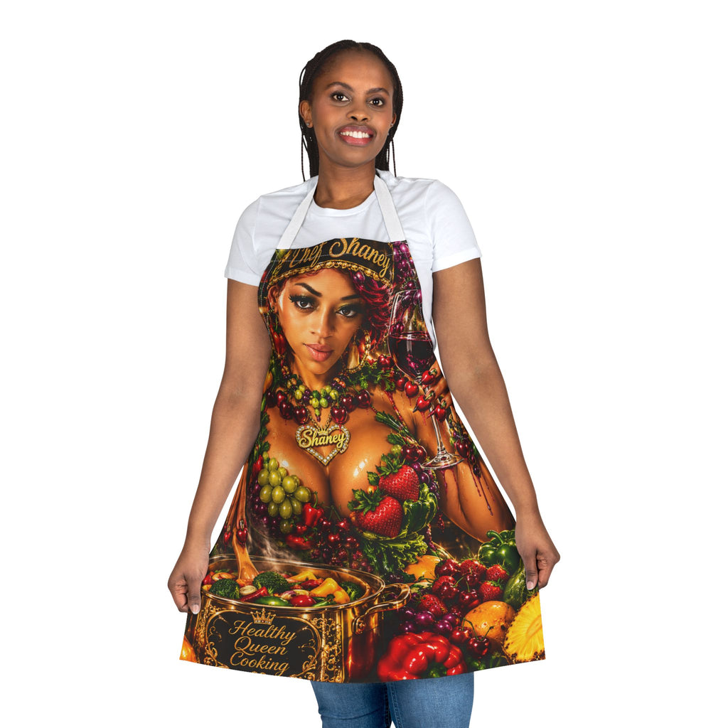 Apron — Vibrant Fruit Goddess Cooking Apron