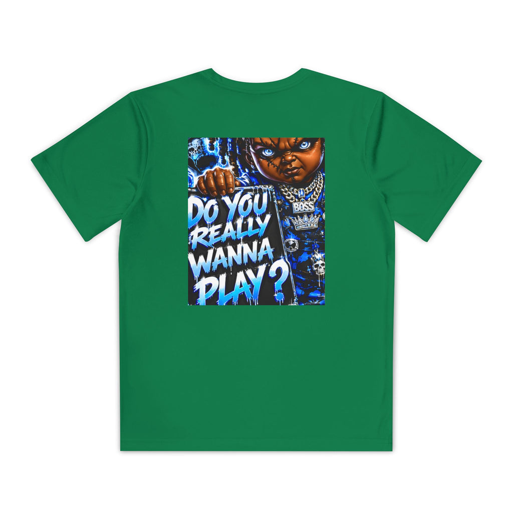 Youth Competitor Tee — 'Do You Really Wanna Play?' Graphic T-Shirt
