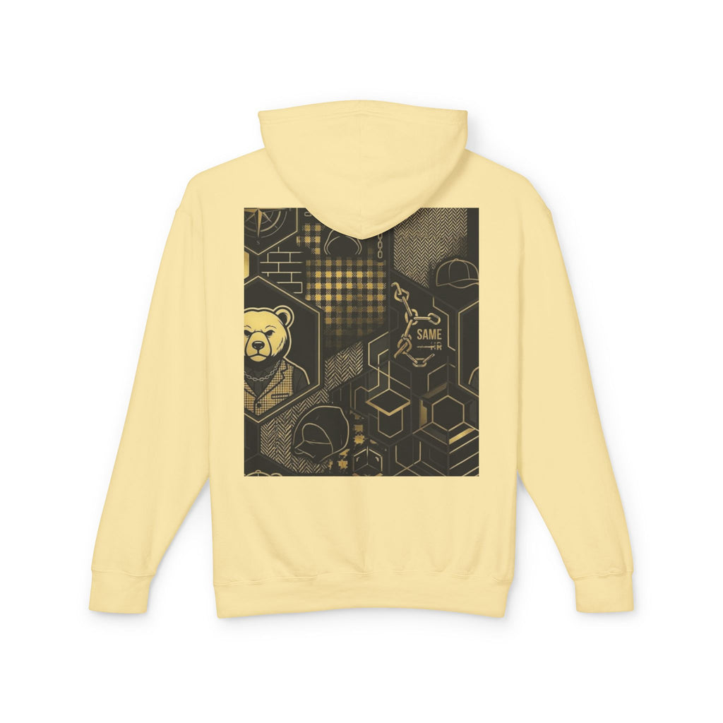 Geometric Bear Graphic Hoodie