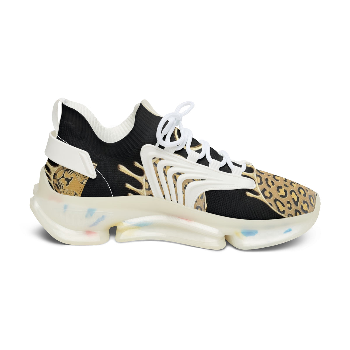 Women’s Leopard Print Mesh Sneakers