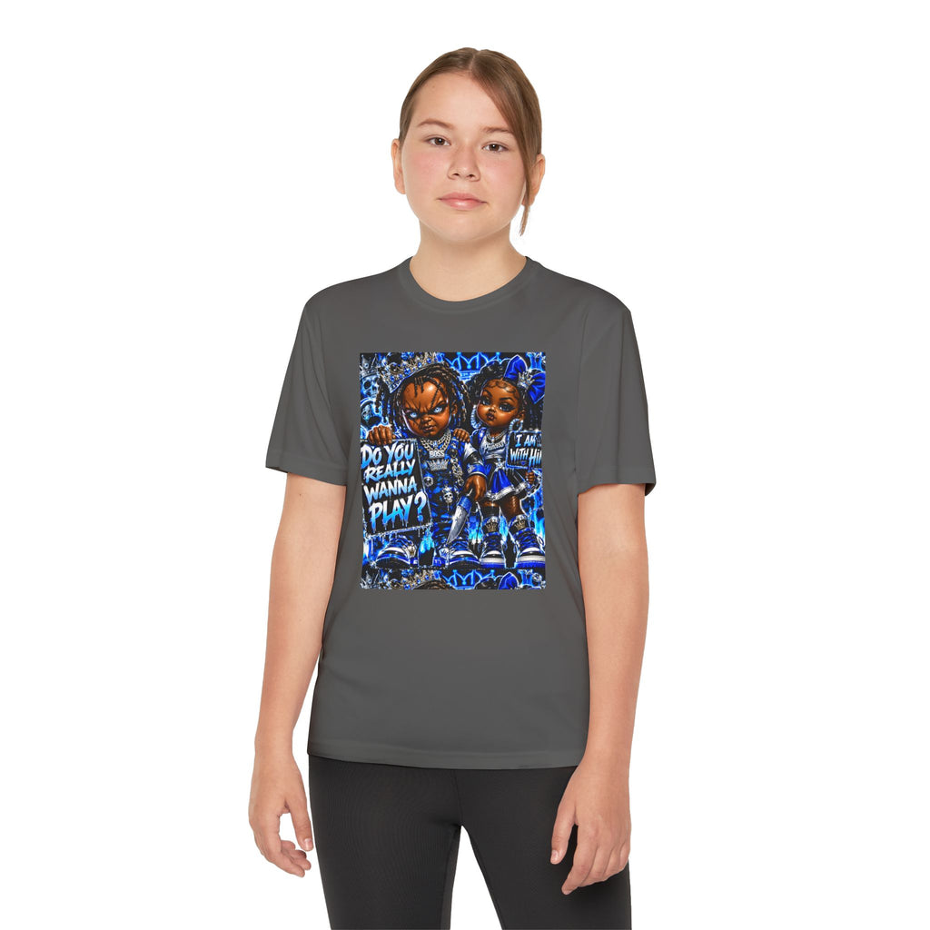 Youth Competitor Tee — 'Do You Really Wanna Play?' Graphic T-Shirt