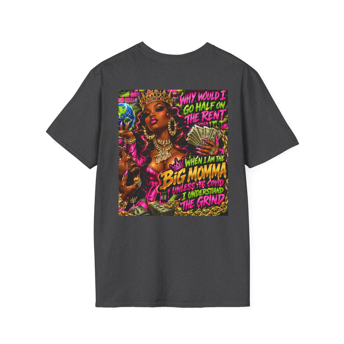 Big Momma Graphic T-Shirt – Bold Retro Hip-Hop Streetwear