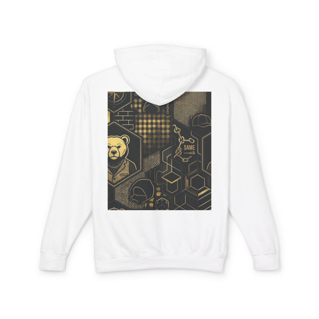 Geometric Bear Graphic Hoodie