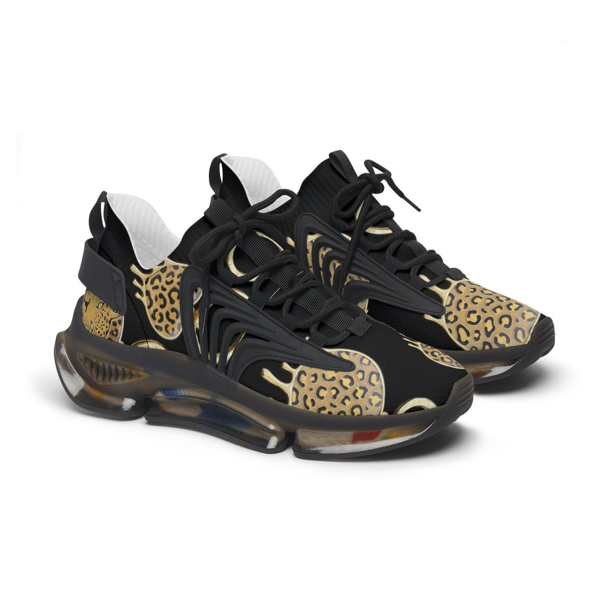 Women’s Leopard Print Mesh Sneakers