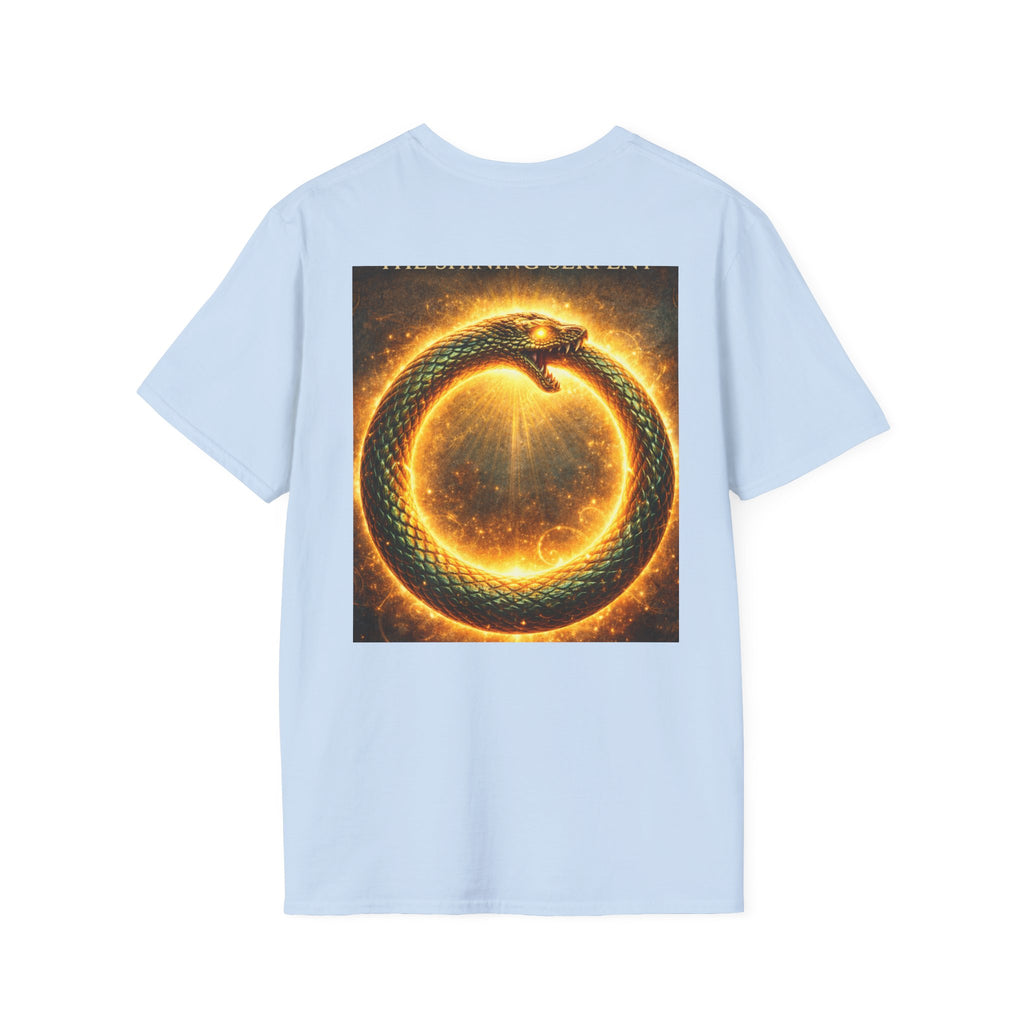 Ouroboros Flame T-Shirt — Fiery Snake Circle Graphic Tee