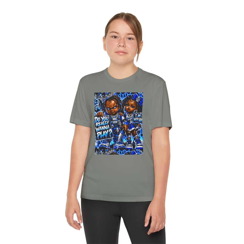 Youth Competitor Tee — 'Do You Really Wanna Play?' Graphic T-Shirt