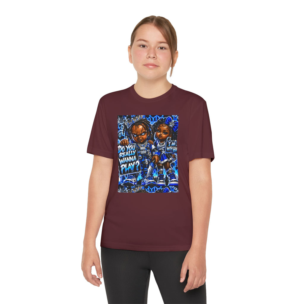 Youth Competitor Tee — 'Do You Really Wanna Play?' Graphic T-Shirt