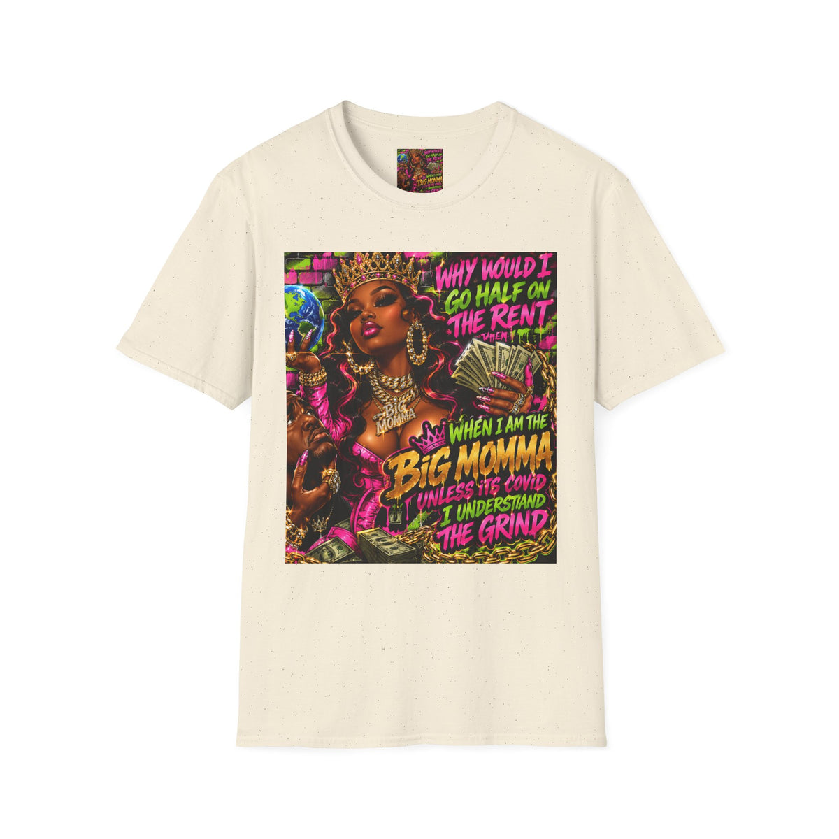 Big Momma Graphic T-Shirt – Bold Retro Hip-Hop Streetwear
