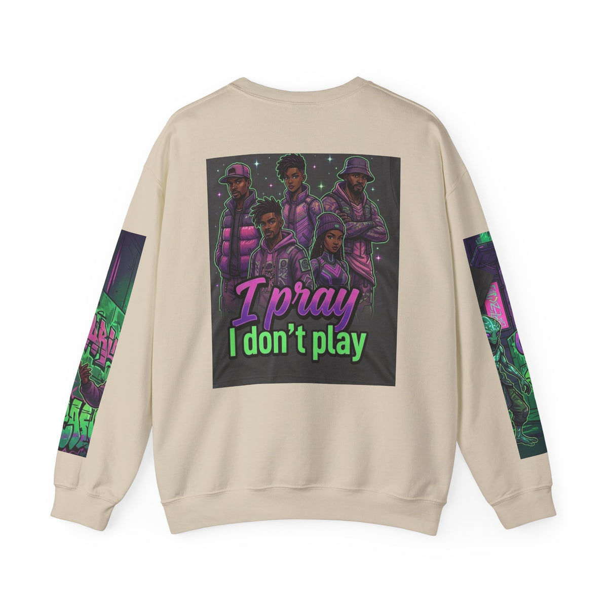 I Pray I Don’t Play Crewneck Sweatshirt