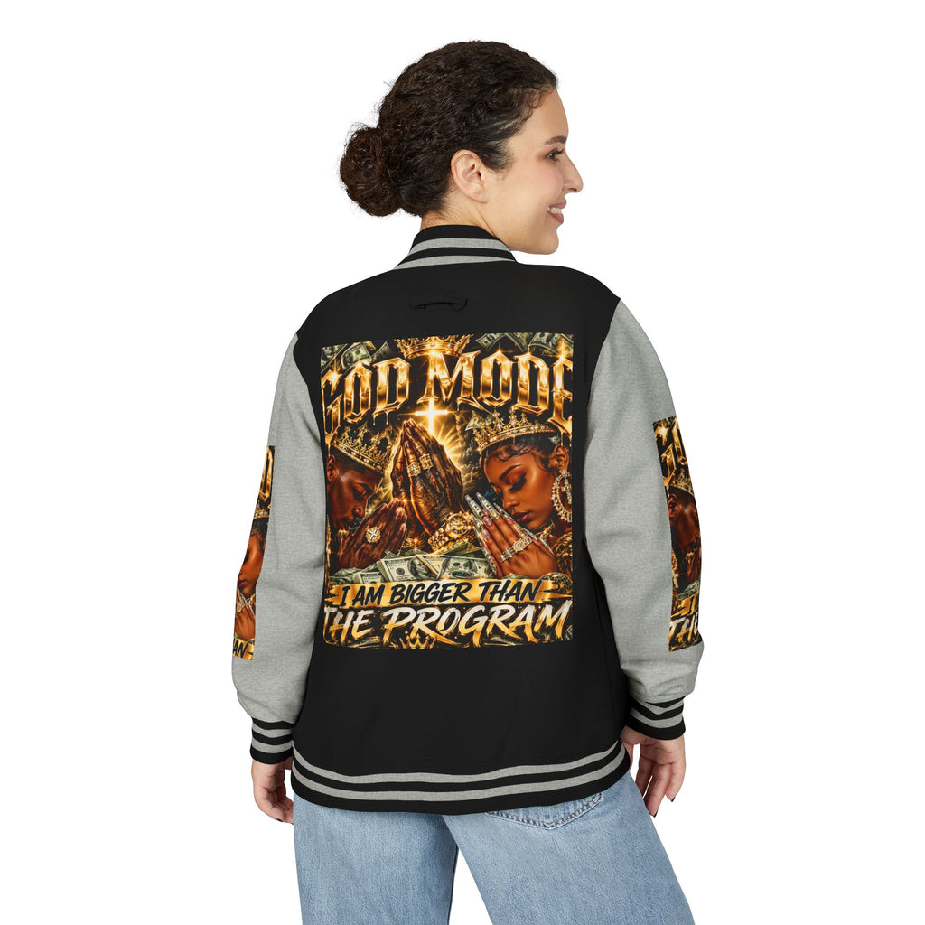 God Motive “I Am Bigger Than the Program” Letterman Jacket