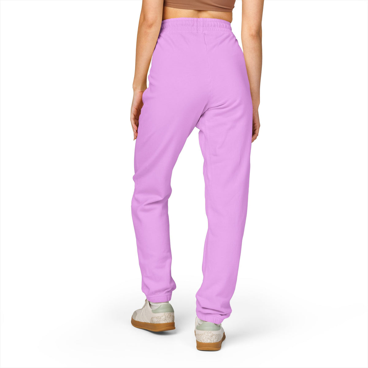 Distressed Graphic Fleece Sweatpants