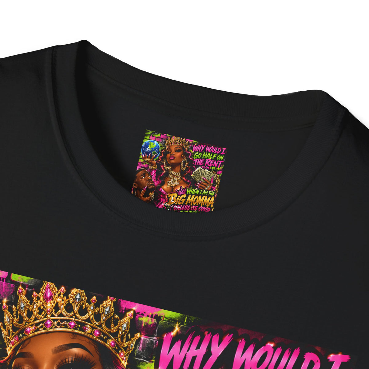 Big Momma Graphic T-Shirt – Bold Retro Hip-Hop Streetwear
