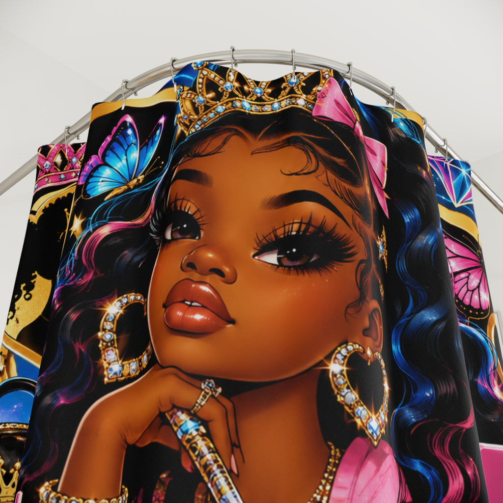 Destiny Queen Glam Shower Curtain