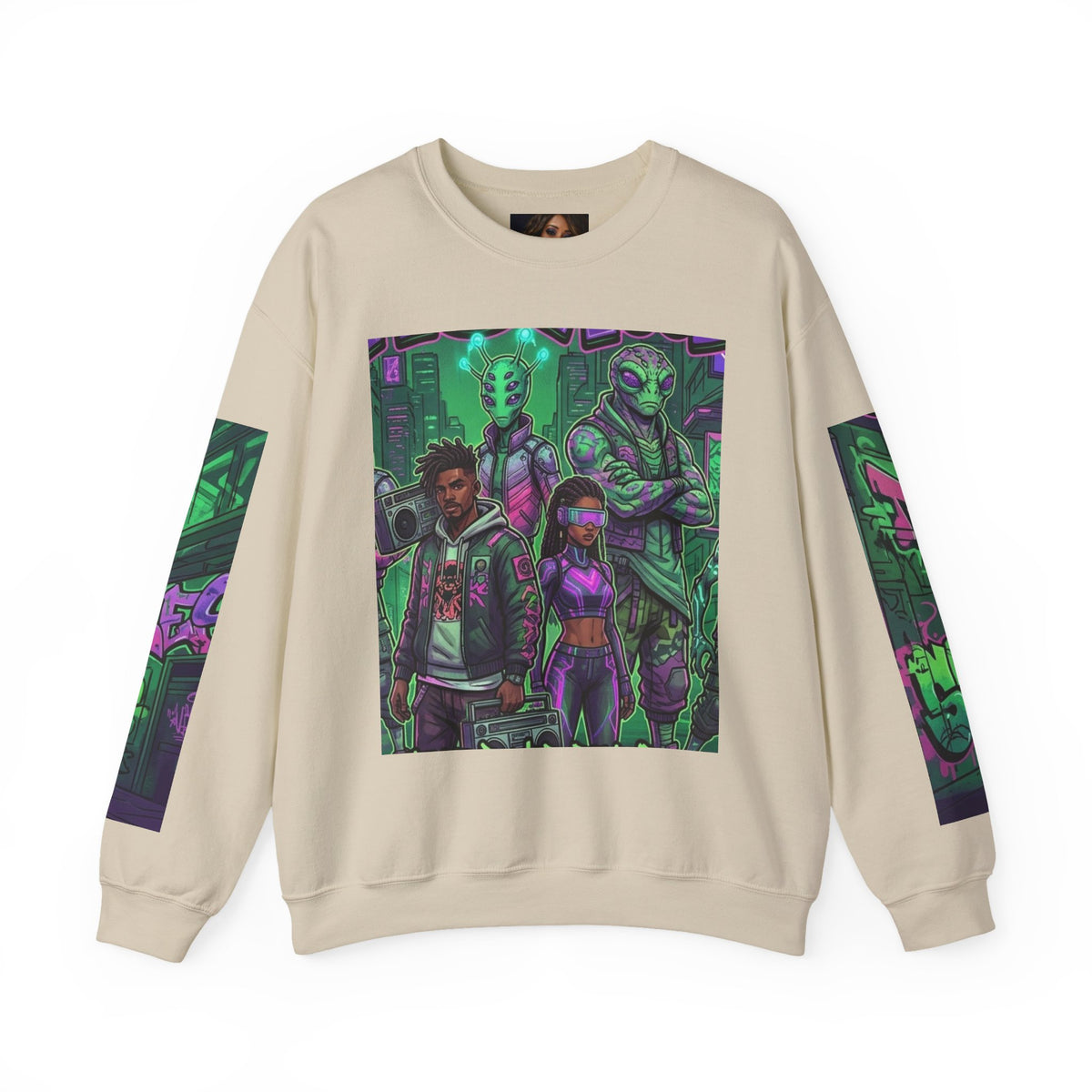 C H O O S Graphic Crewneck Sweatshirt