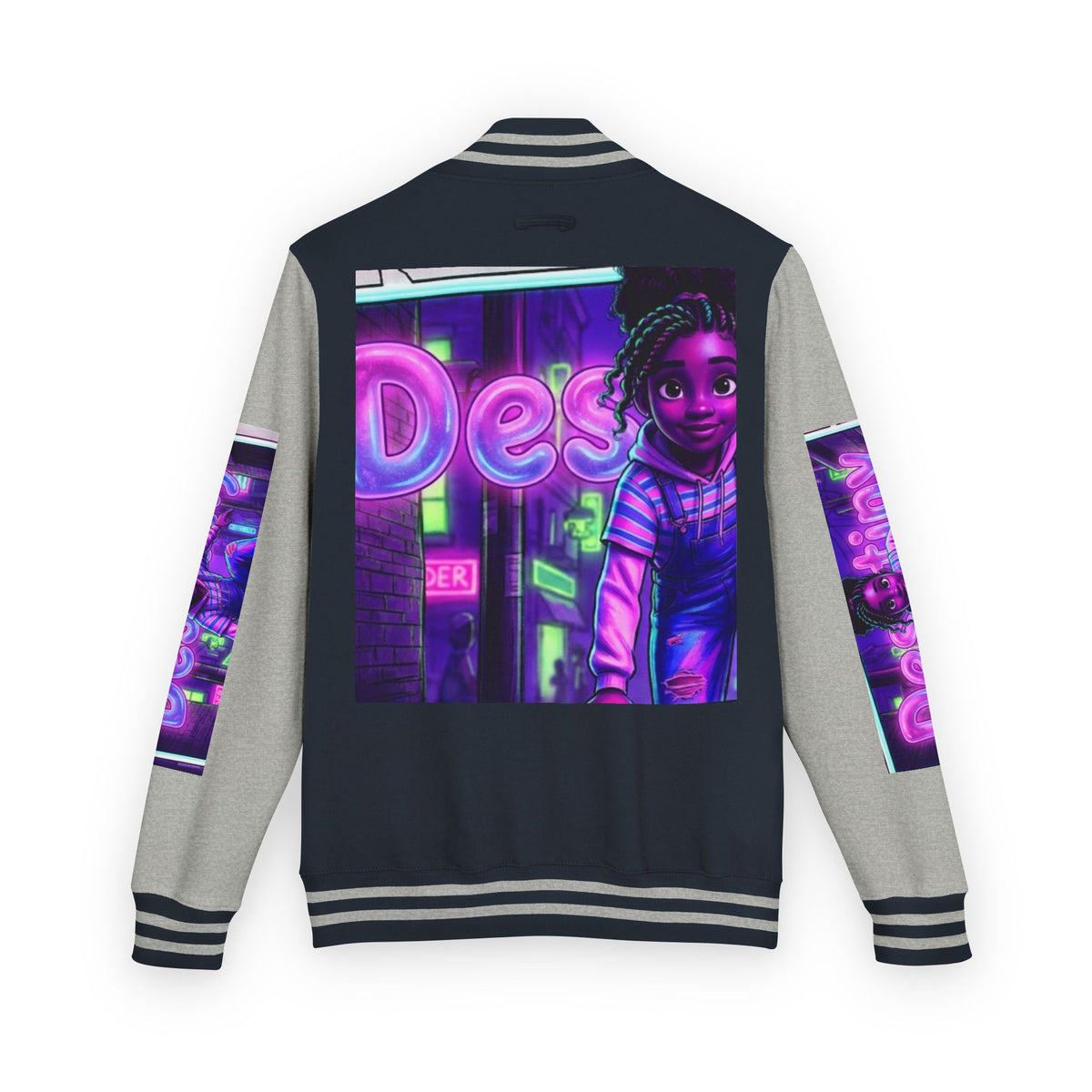 Retro Anime Letterman Jacket